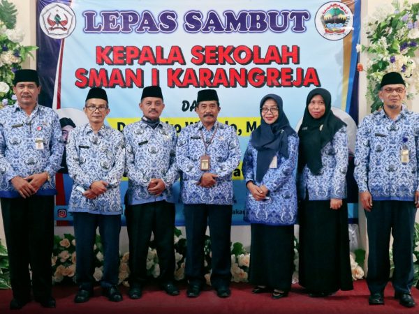 LEPAS SAMBUT KEPALA SMA NEGERI 1 KARANGREJA